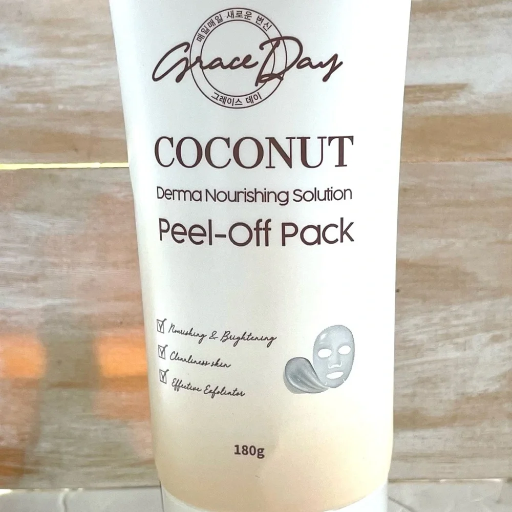 Coconut Peel Off Mask Skincare  6.09 oz, Grace Day
